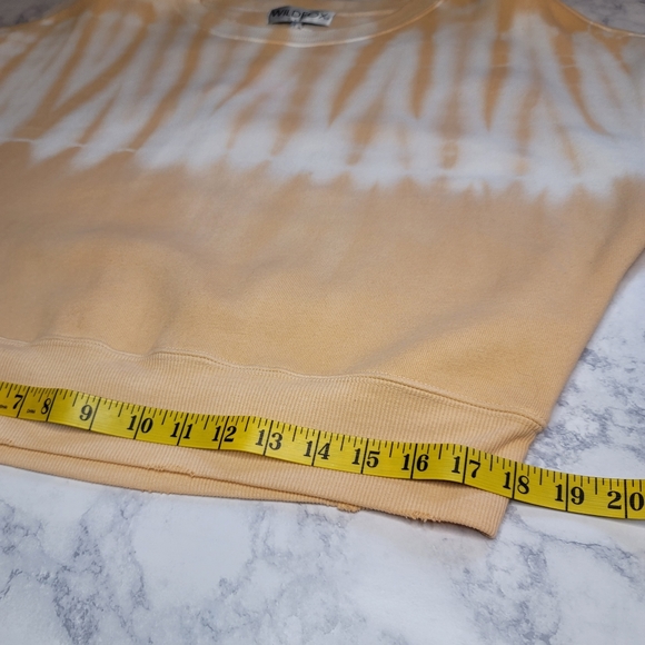 Wildfox Regal Sweatshirt Tie Dye Melon White Large NWT - Picture 11 of 13